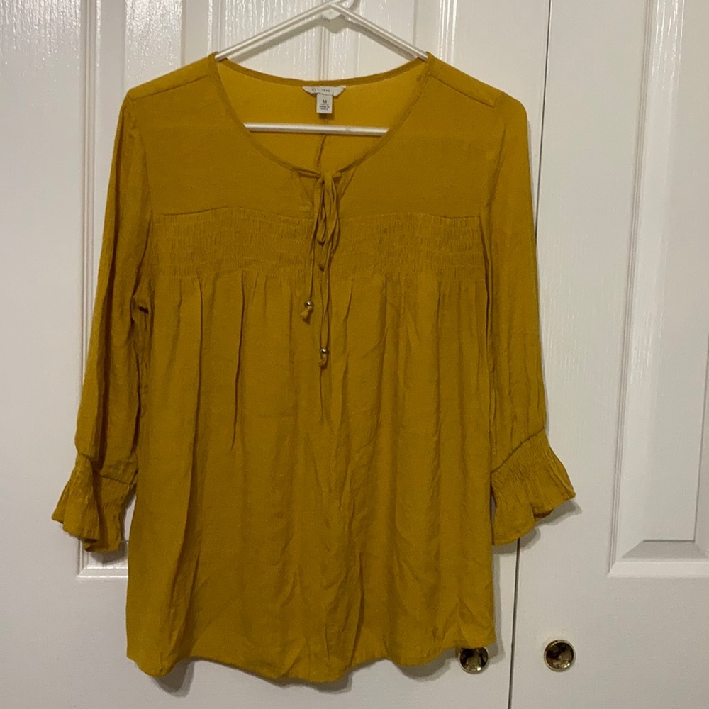 Mustard shirt
